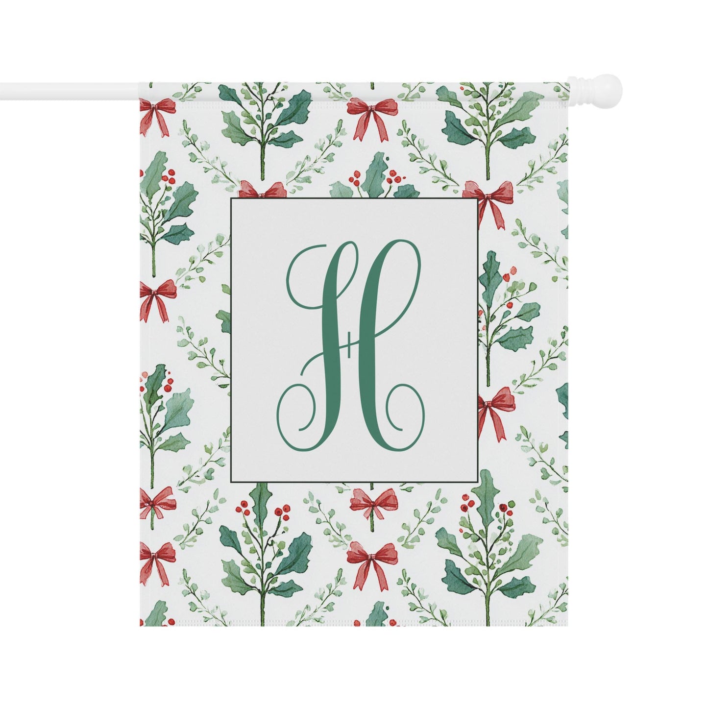 Personalized Christmas Garden Flag