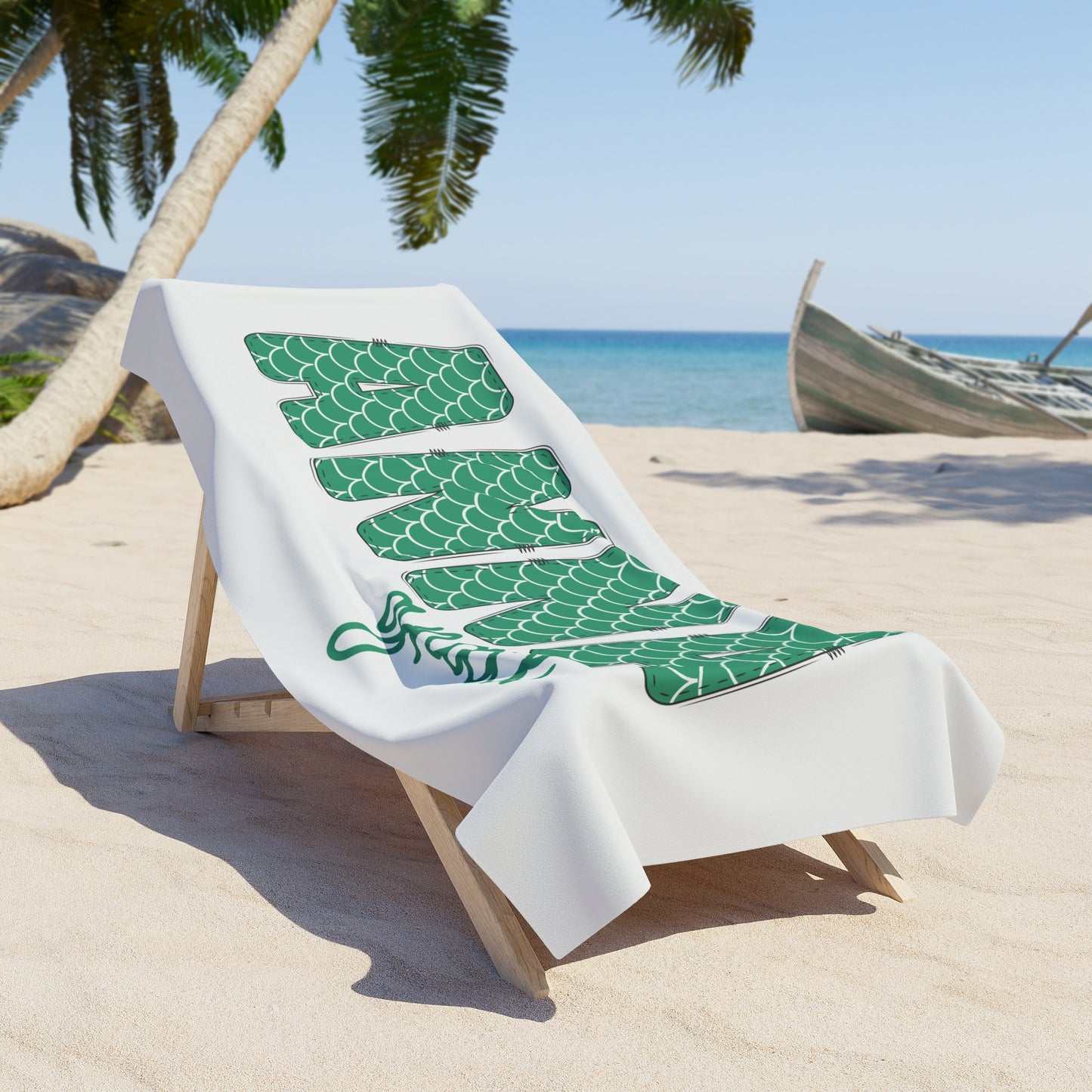 Personalized Mermaid Beach Towel