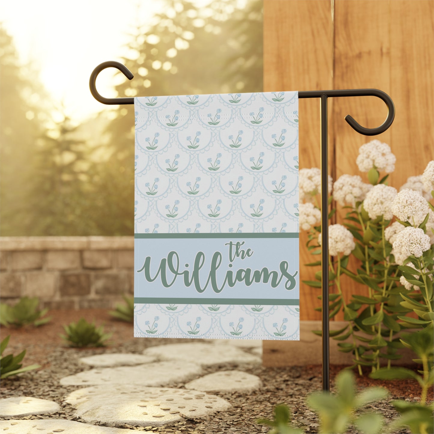 Personalized Grandmillennial Garden Flag