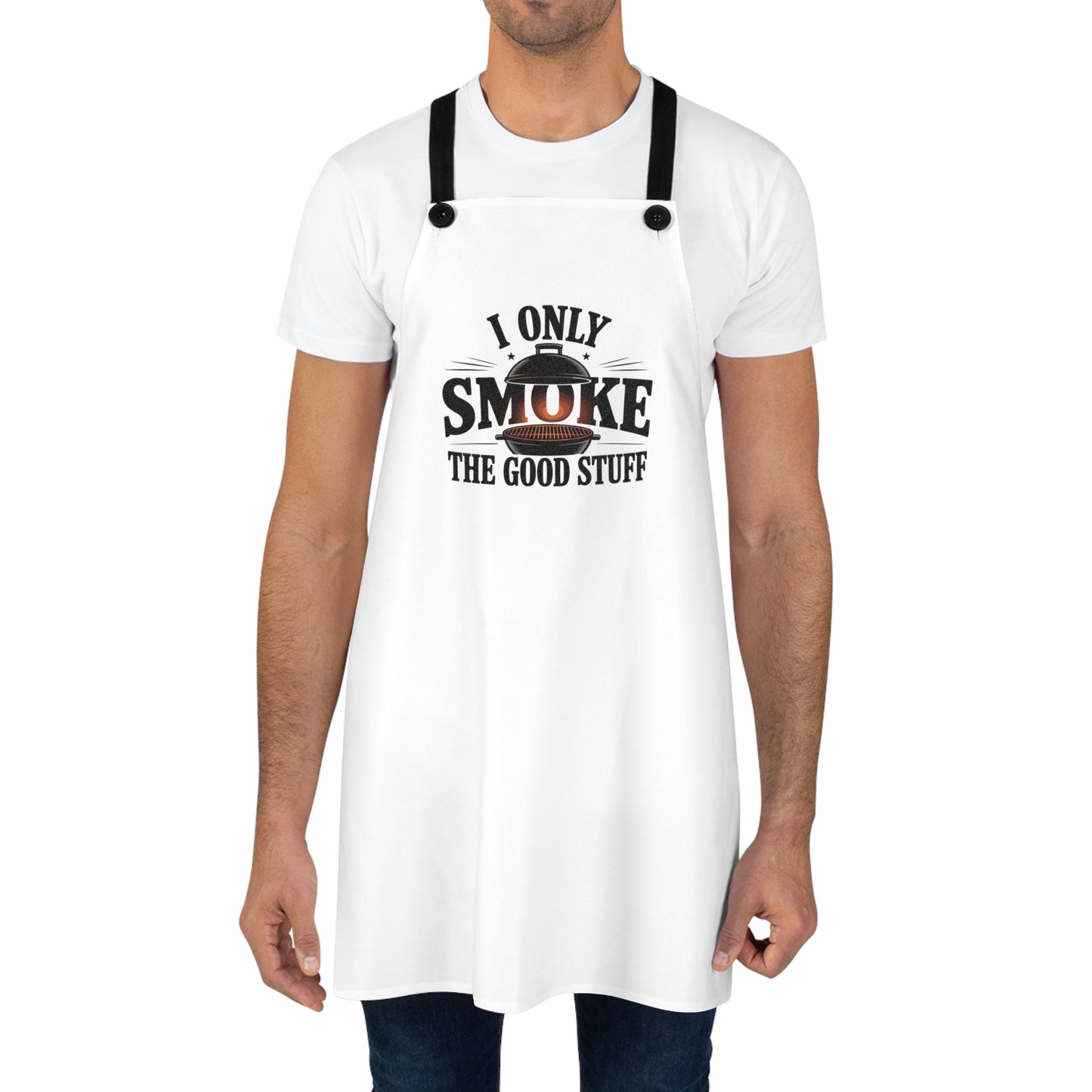 I Only Smoke The Good Stuff Apron | BBQ Grill Smoker Cooking Apron