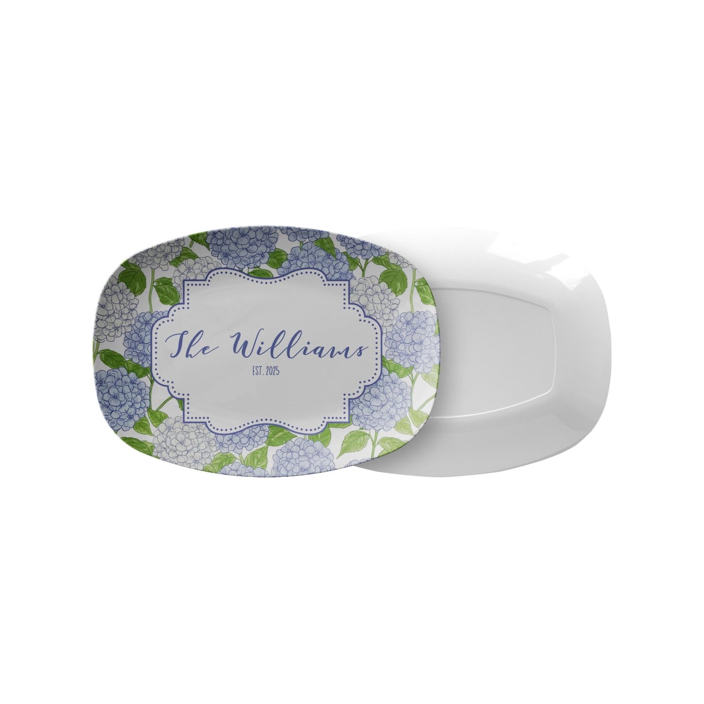 Hydrangea Personalized Platter