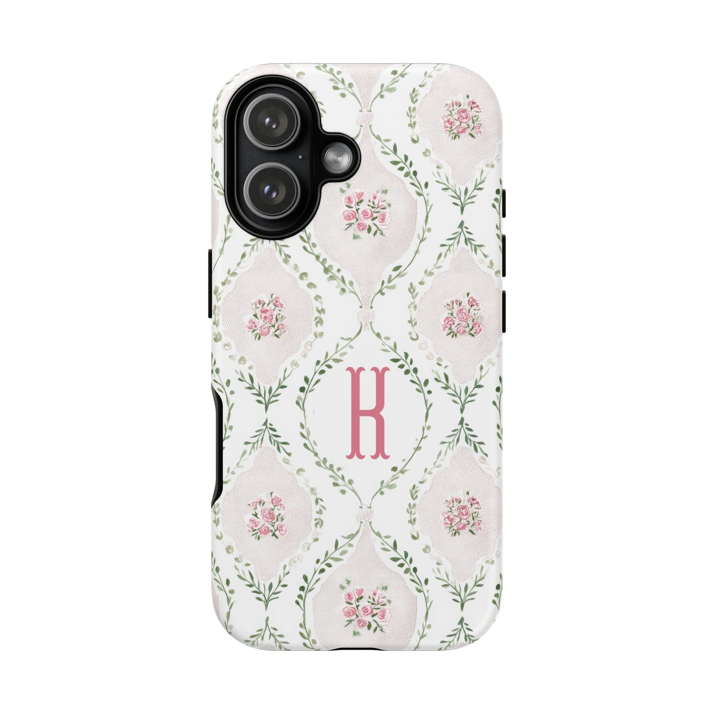 Vintage Coquette Floral Personalized Phone Case