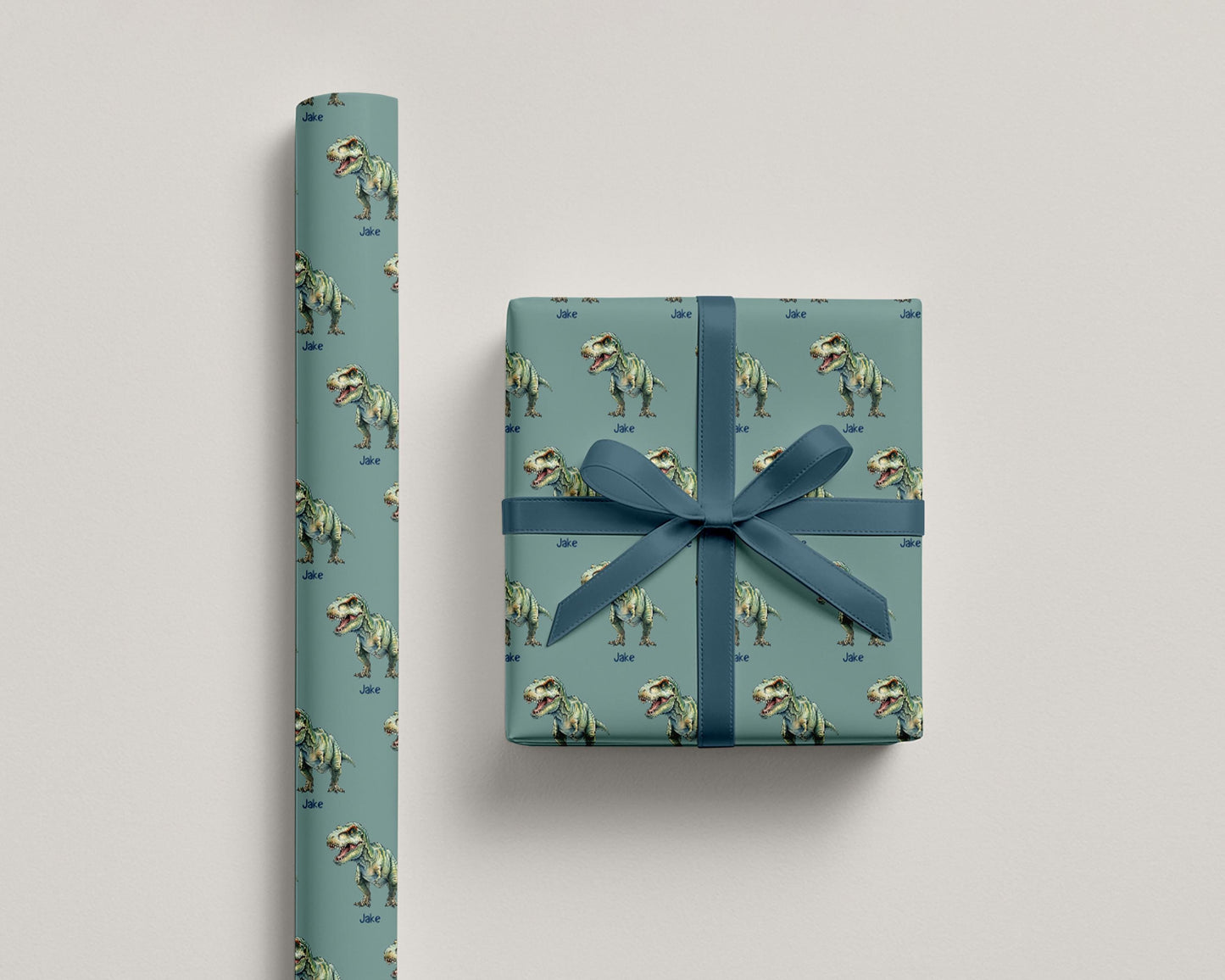 Custom Dinosaur Wrapping Paper