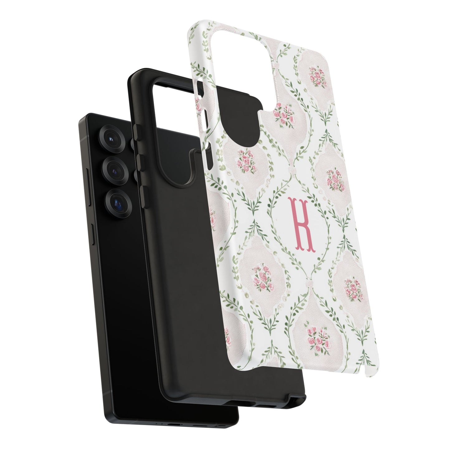 Vintage Coquette Floral Personalized Phone Case