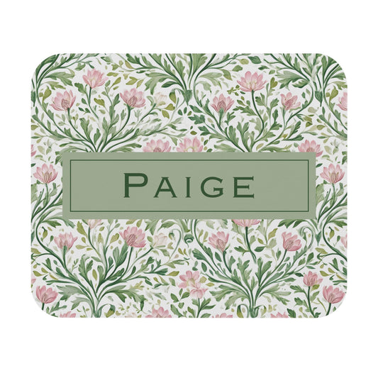 Floral Personalized Mouse Pad