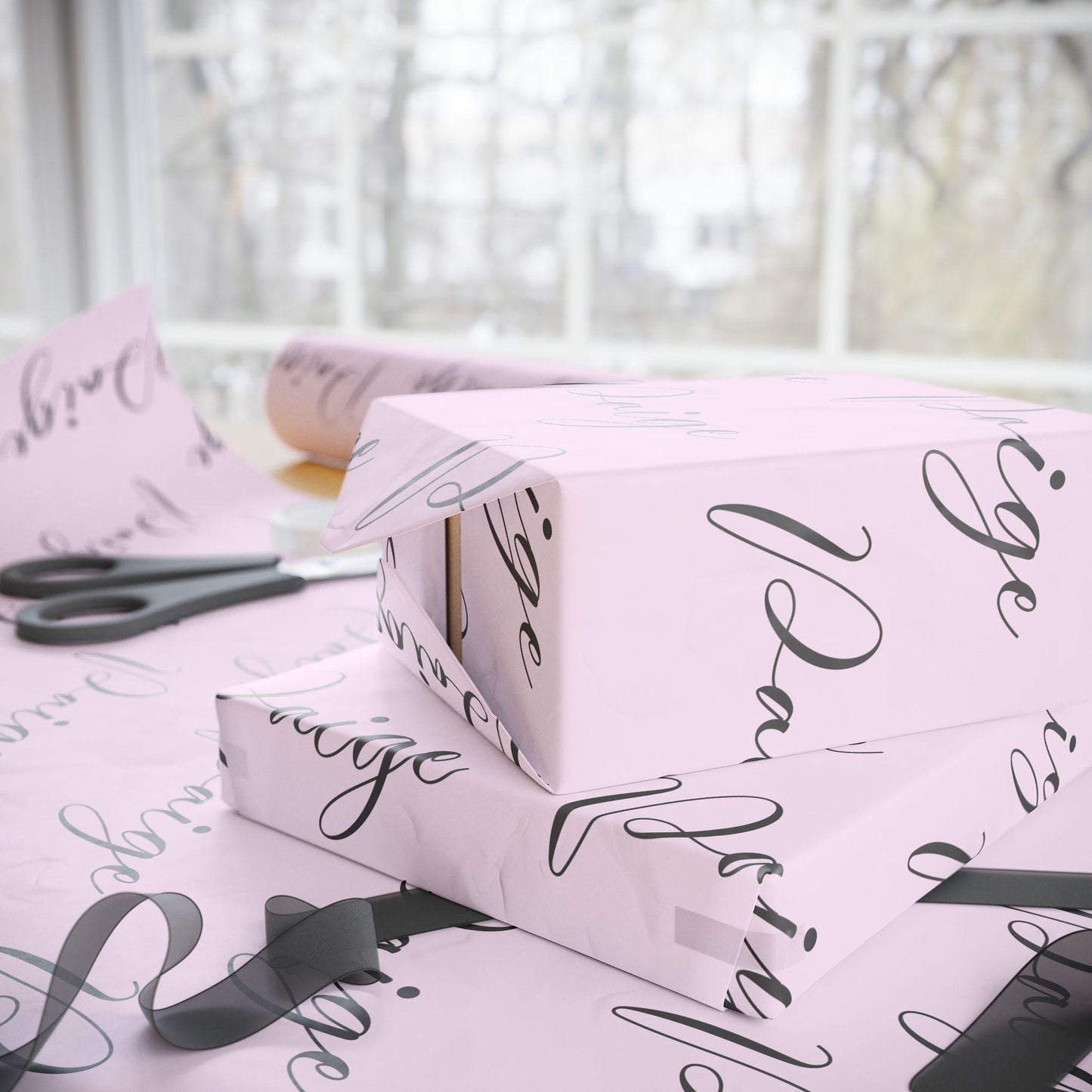 Personalized Name Wrapping Paper