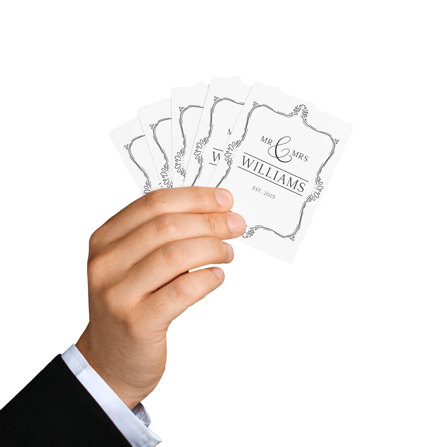 Wedding Personalized Playing Cards