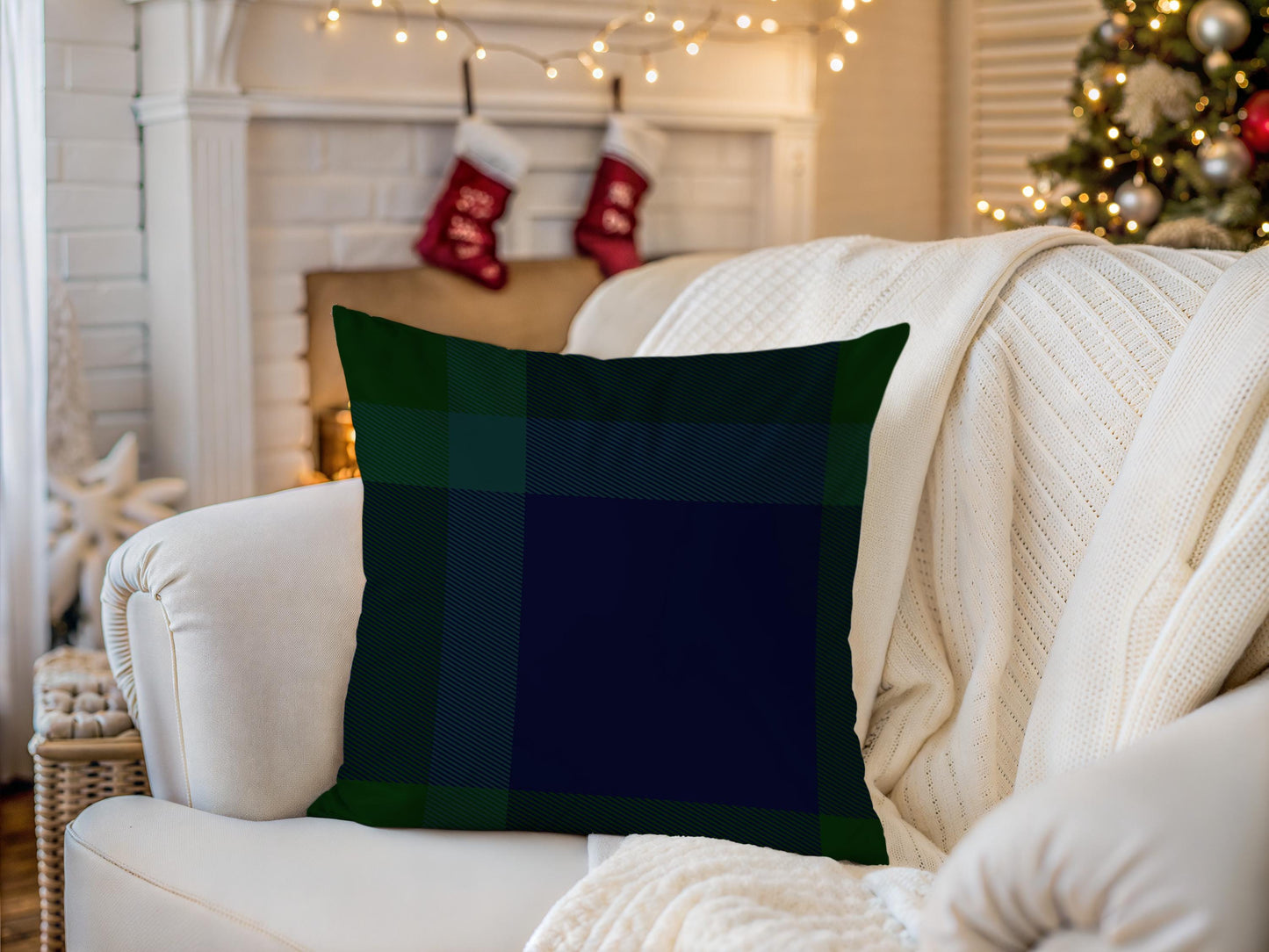 Plaid Tartan Pillow Cover