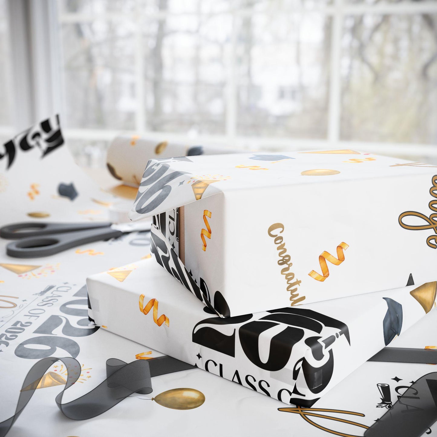 Class of 2026 Personalized Graduation Wrapping Paper