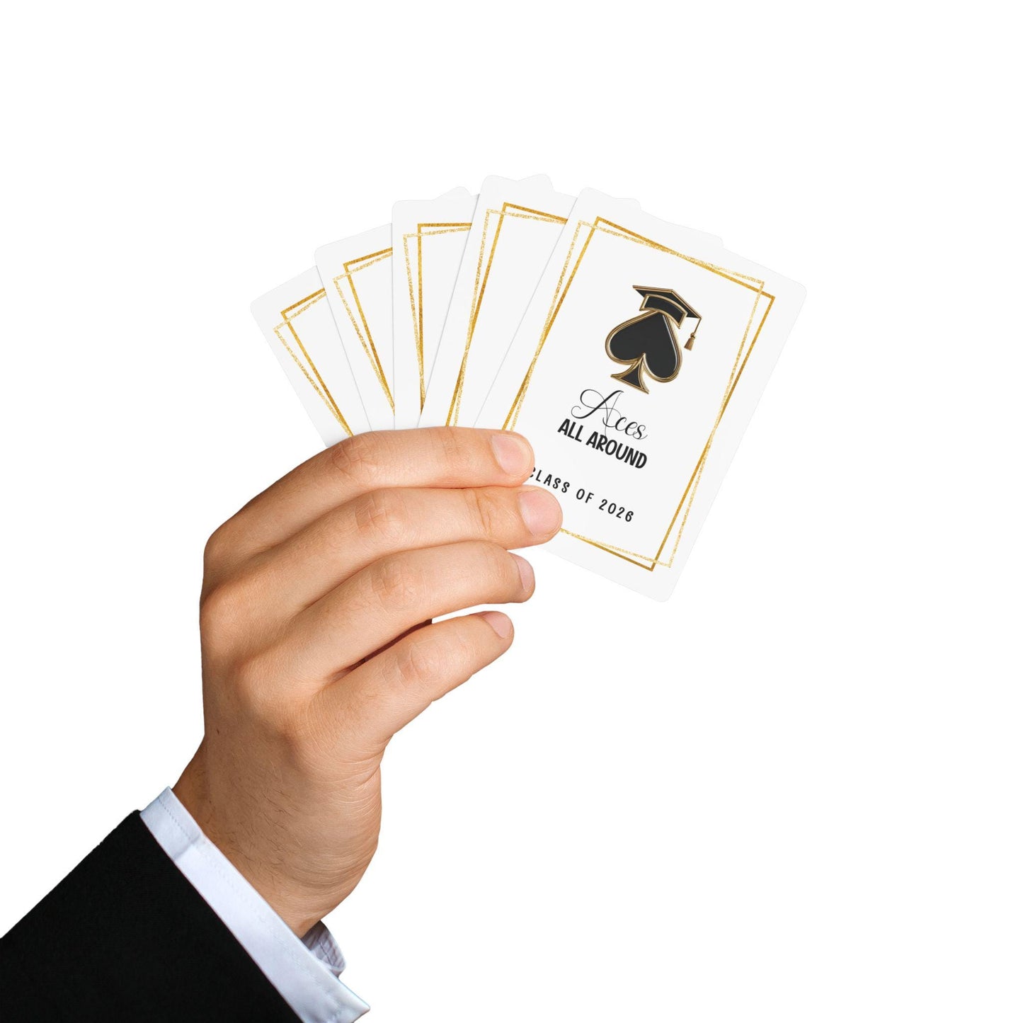 Aces all Around Personalized Playing Cards