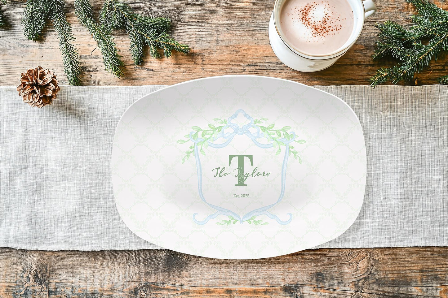 Personalized Family Name Platter