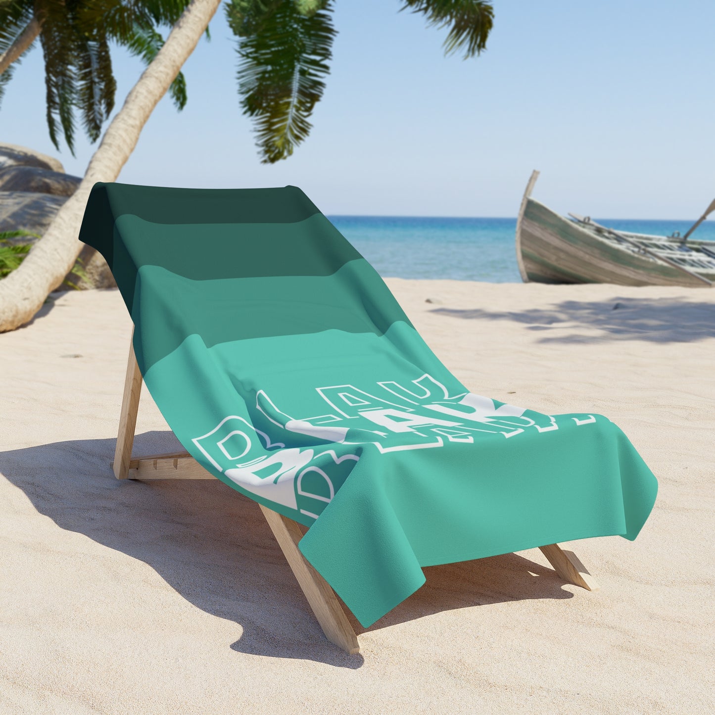 Personalized Ombre Beach Towel