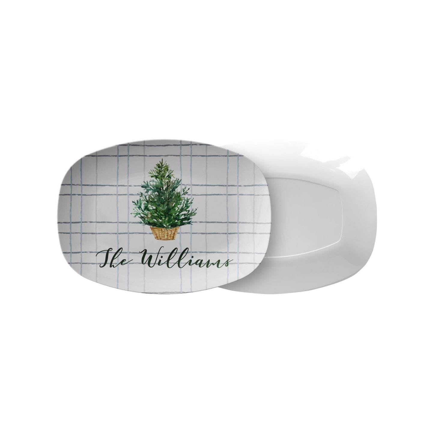 Personalized Christmas Tree Platter