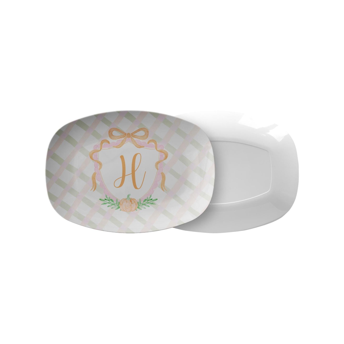 Fall Monogram Platter