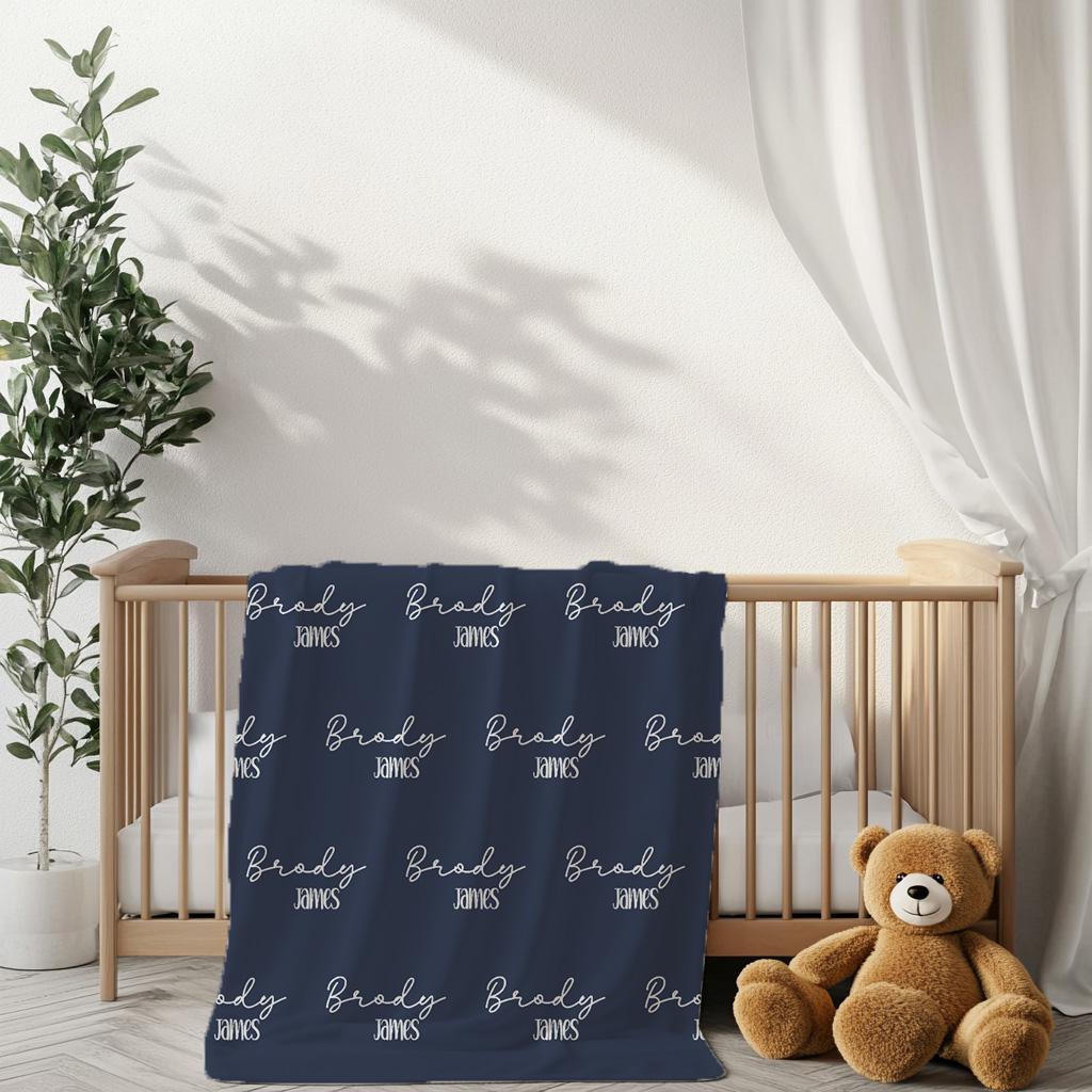 Personalized Name Blanket