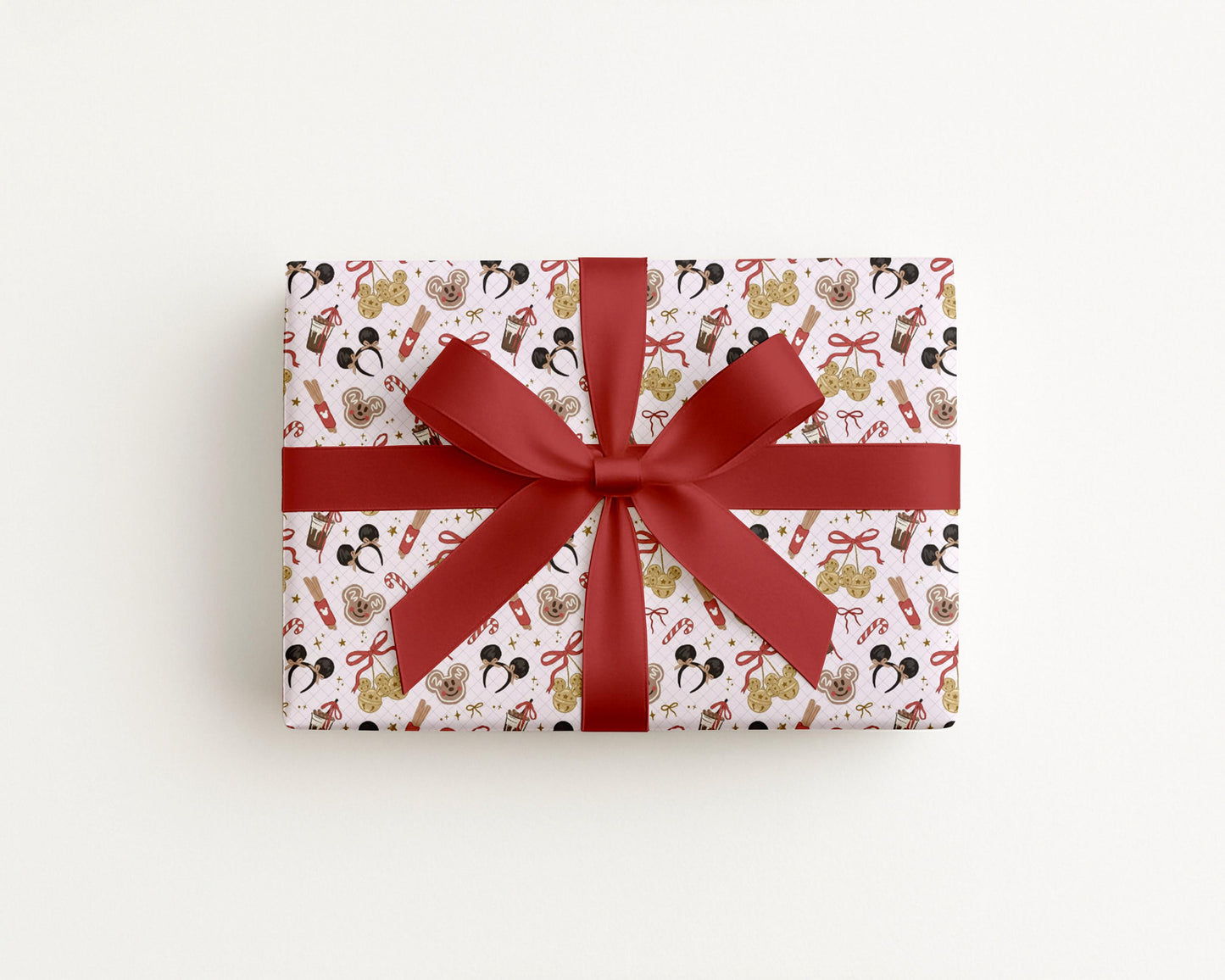 Gingerbread Ears Christmas Gift Wrap