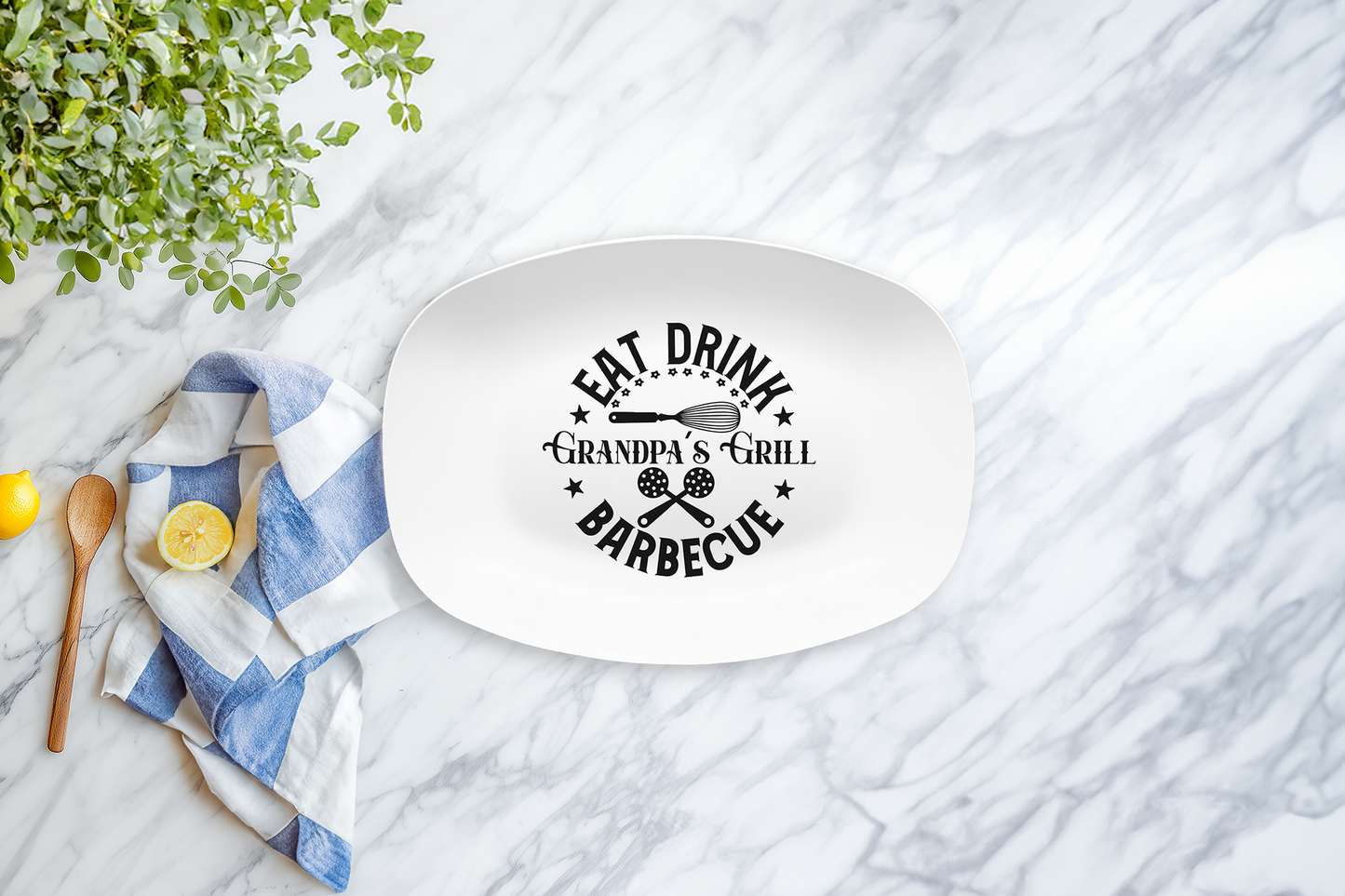 Eat Drink Barbecue Grandpa’s Grill Platter