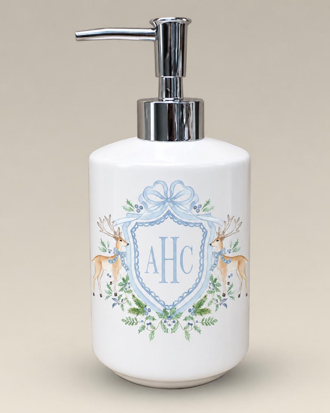 Personalized Christmas Soap Dispenser
