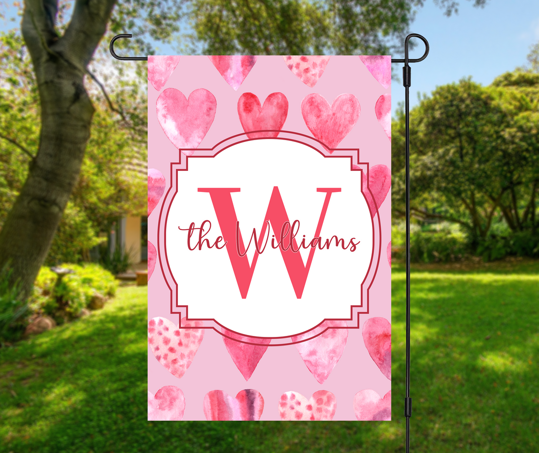 5 Easy Ways to Decorate Your Porch for Valentine’s Day with Personalized Garden Flags