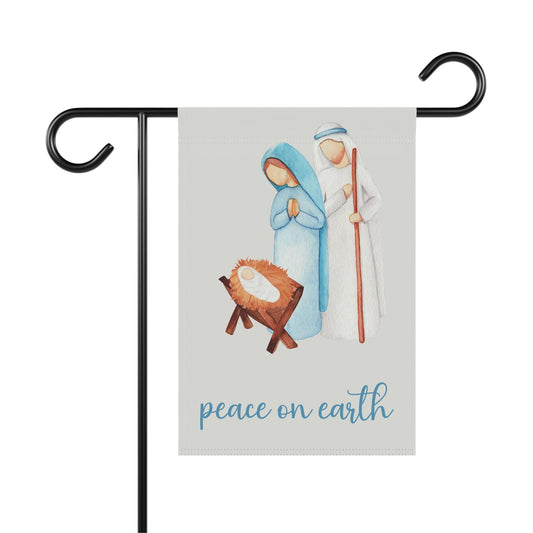 Peace on Earth Garden Flag