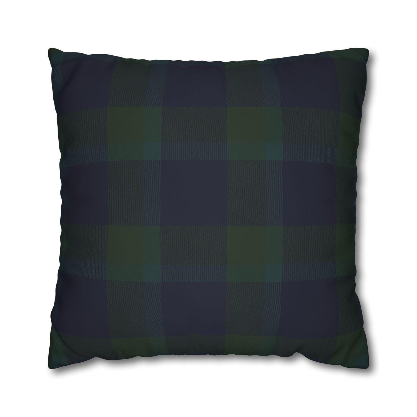 Tartan Plaid Pillowcase Square Poly Canvas Pillowcase
