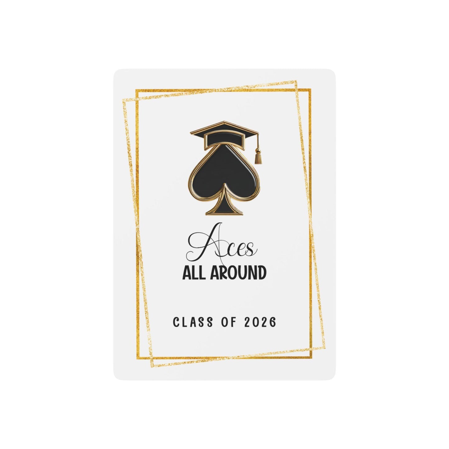Aces all Around Personalized Playing Cards