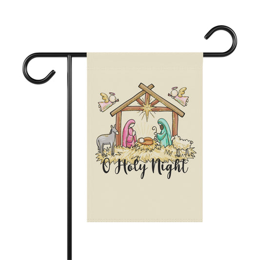Nativity Garden Flag