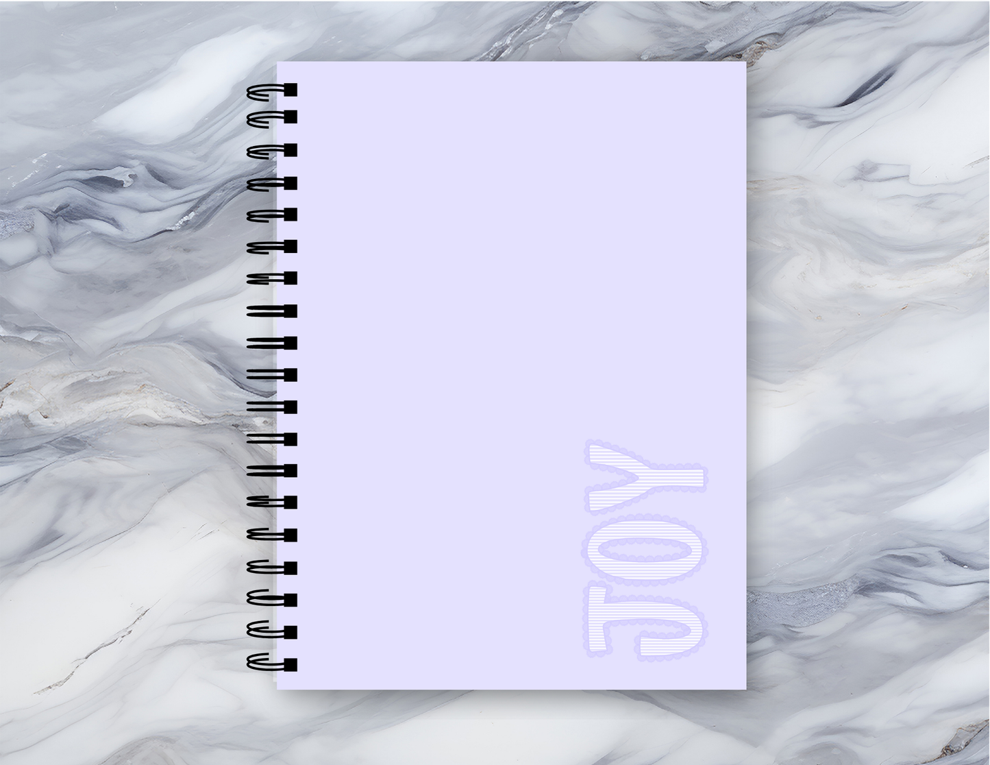 Personalized Purple Seersucker Notebook