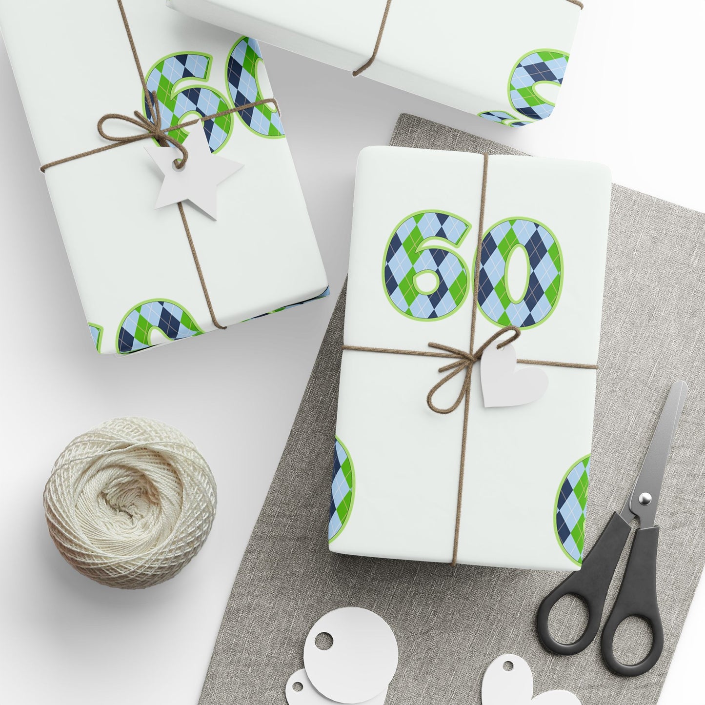 Customizable Birthday Golf Wrapping Paper