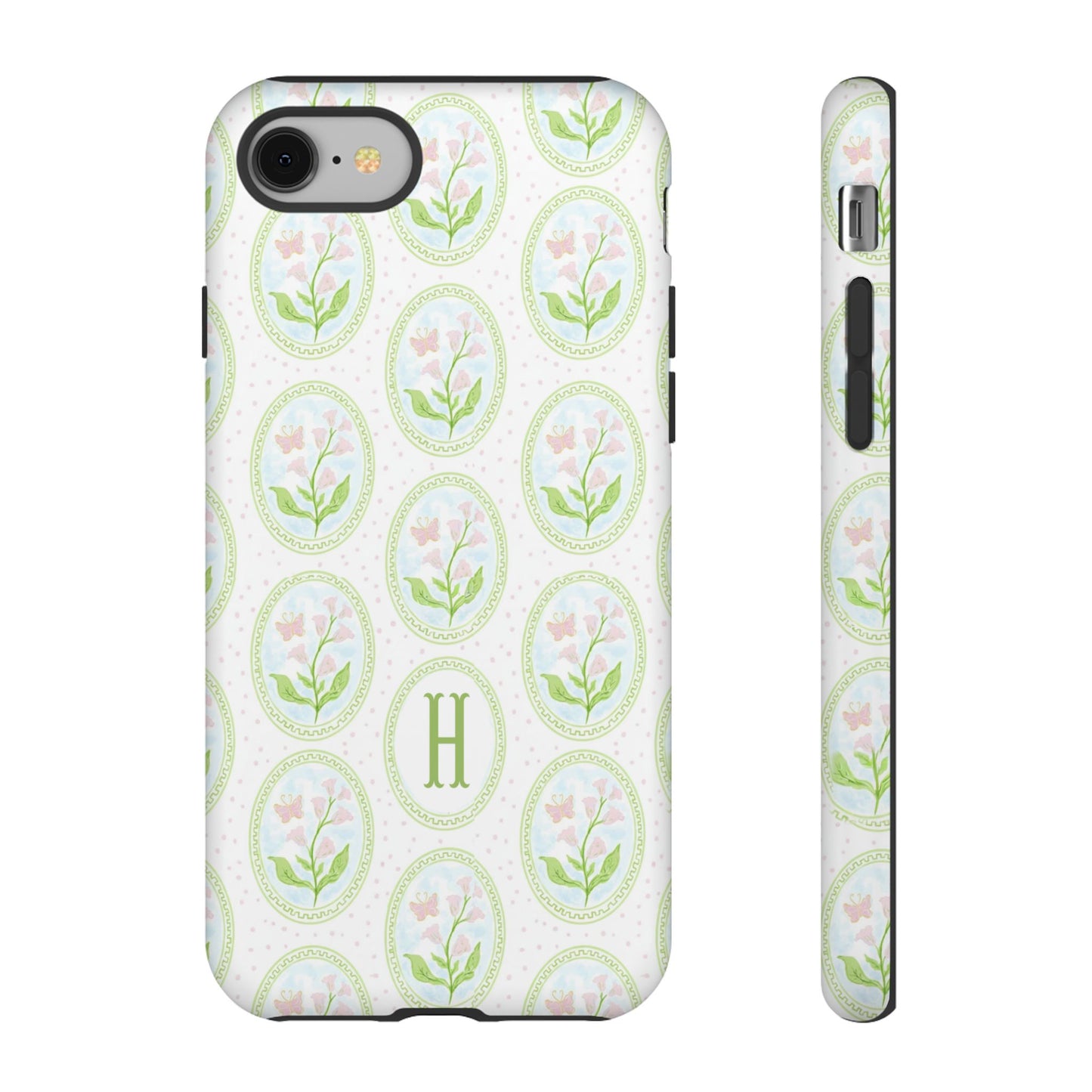 Floral Monogram Phone Case