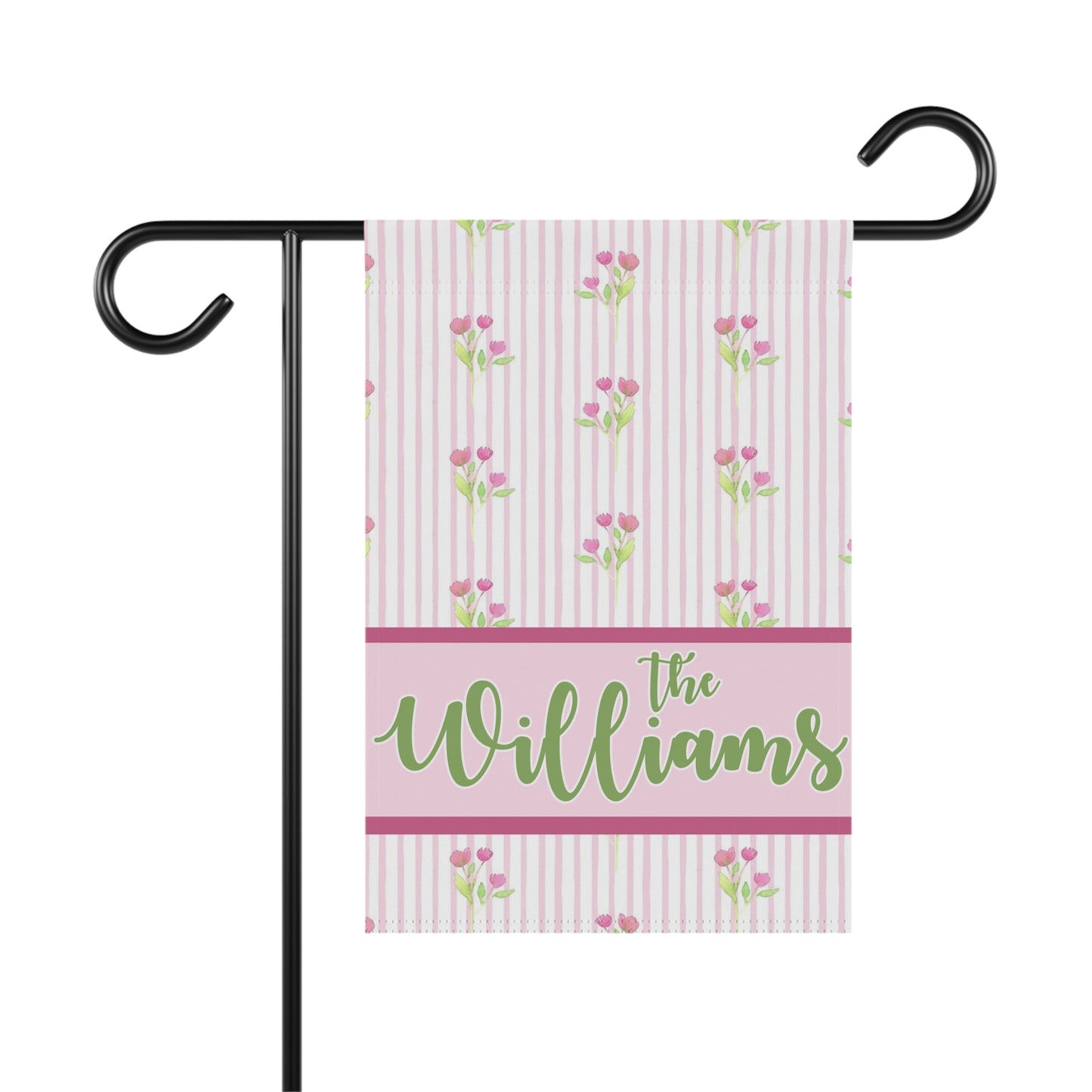 Personalized Delicate Tulip Garden Flag