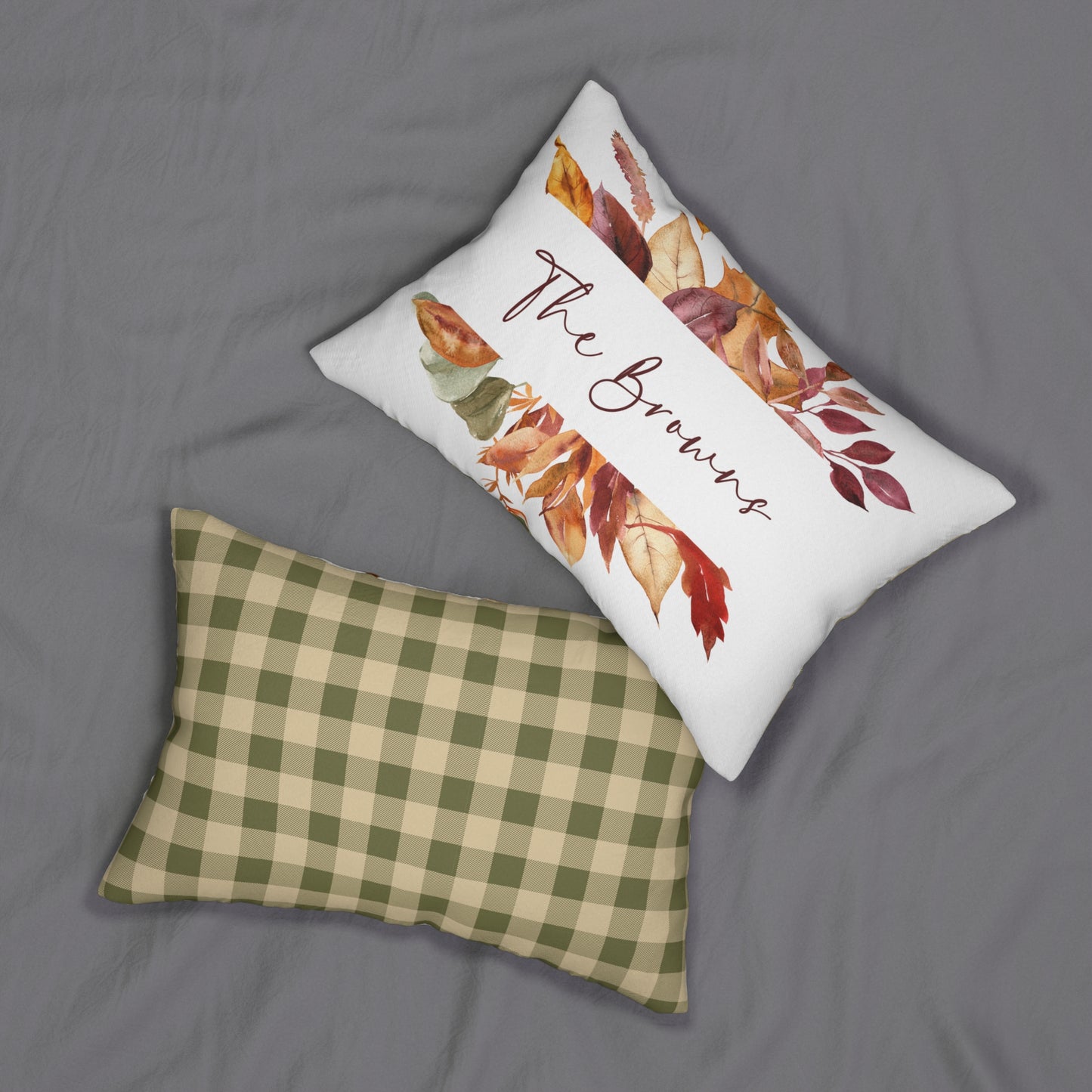 Spun Polyester Lumbar Pillow