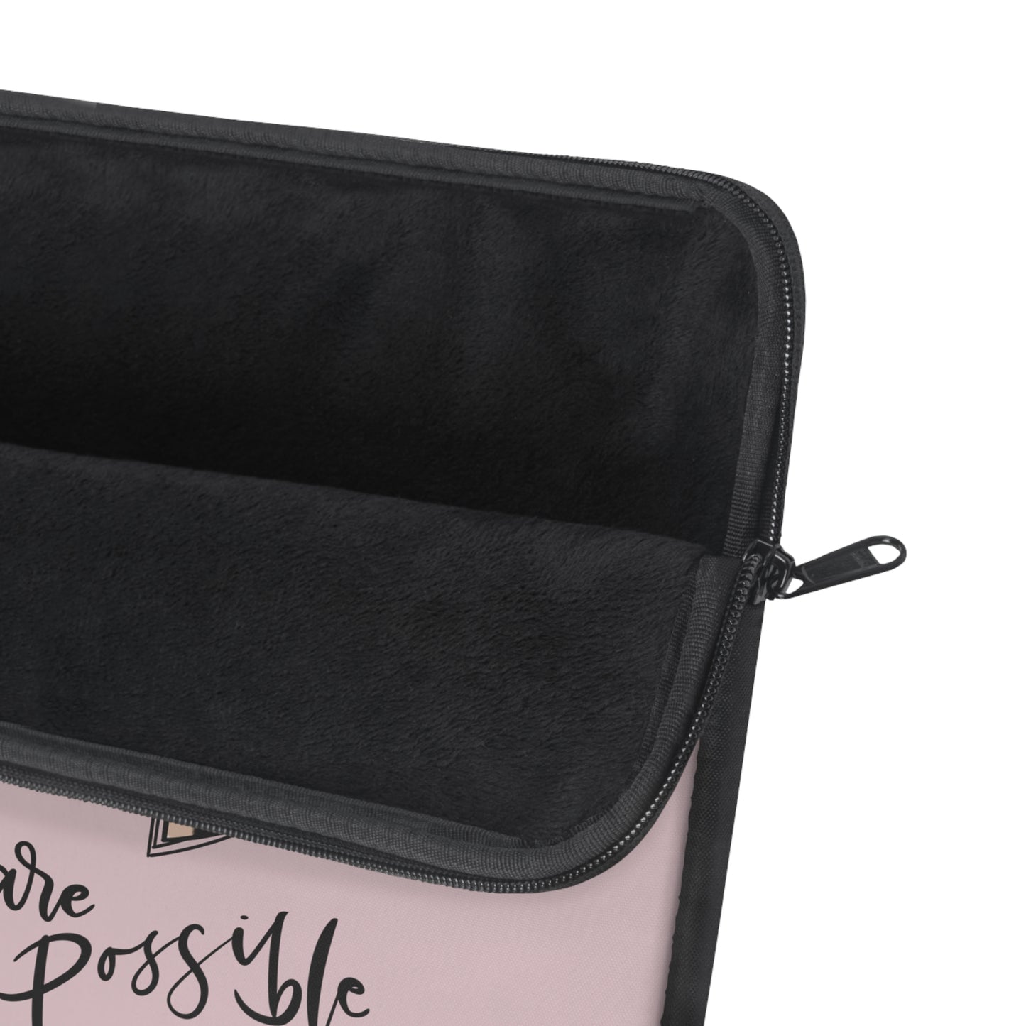 Christian Laptop Sleeve "With God All Things Are Possible"