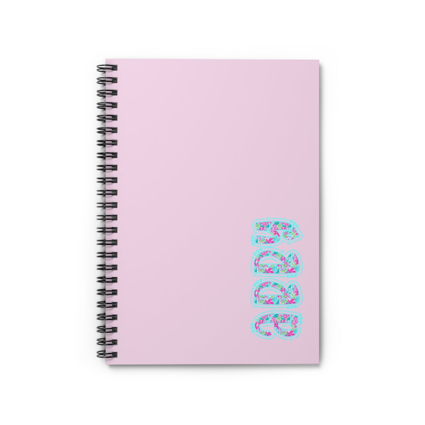 Personalized Preppy Pink Notebook