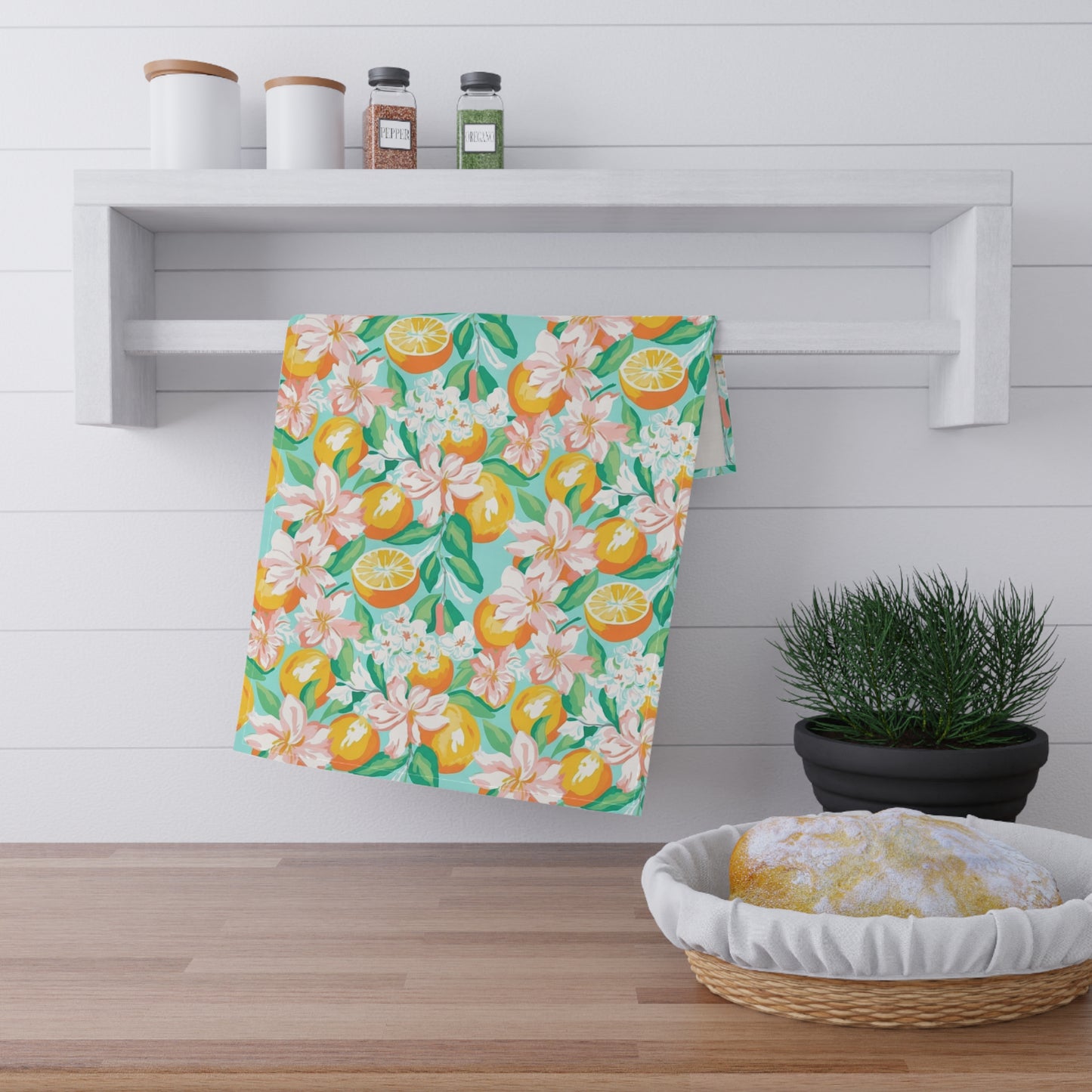 Oranges Tea Towel