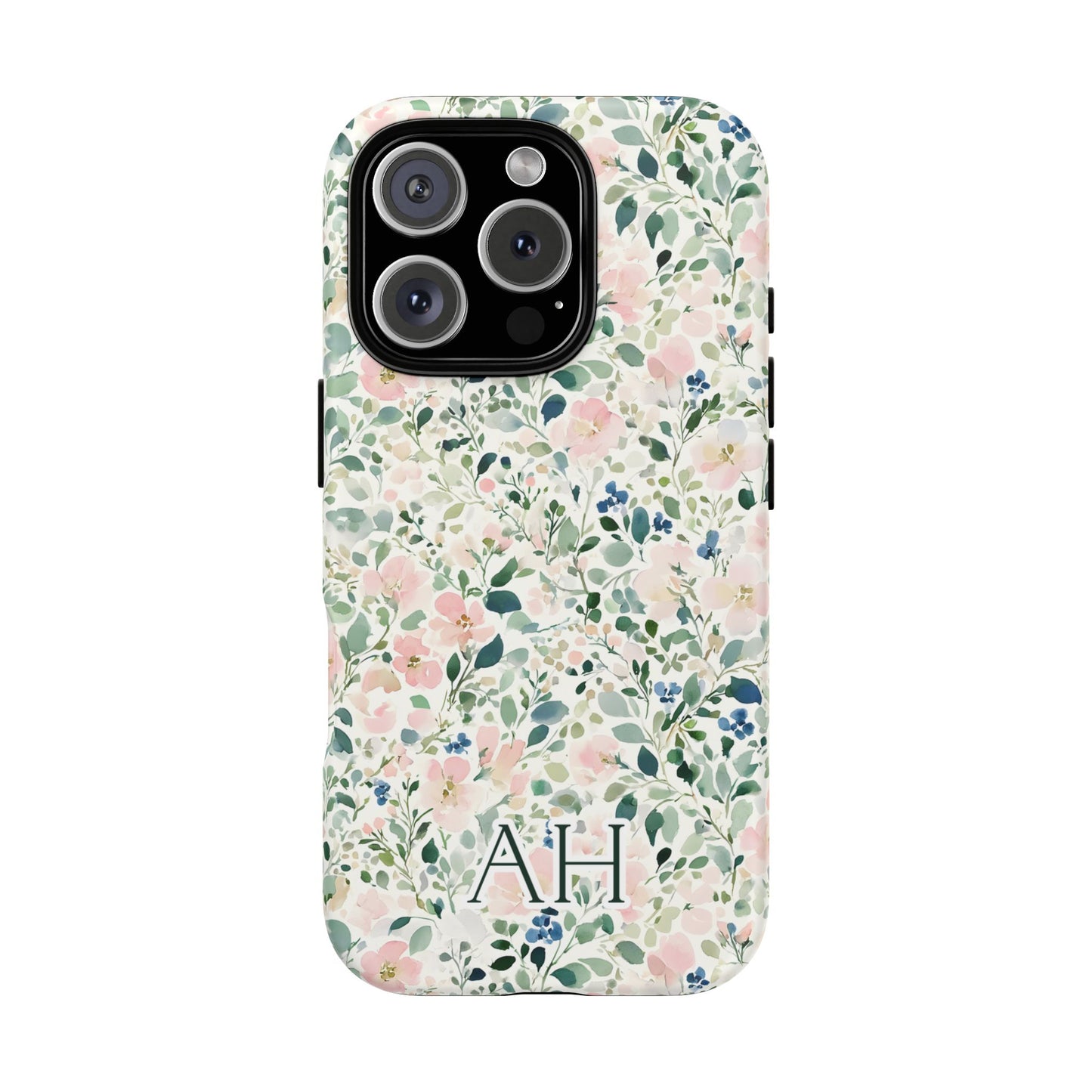 Personalized Watercolor Wildflower Phone Case