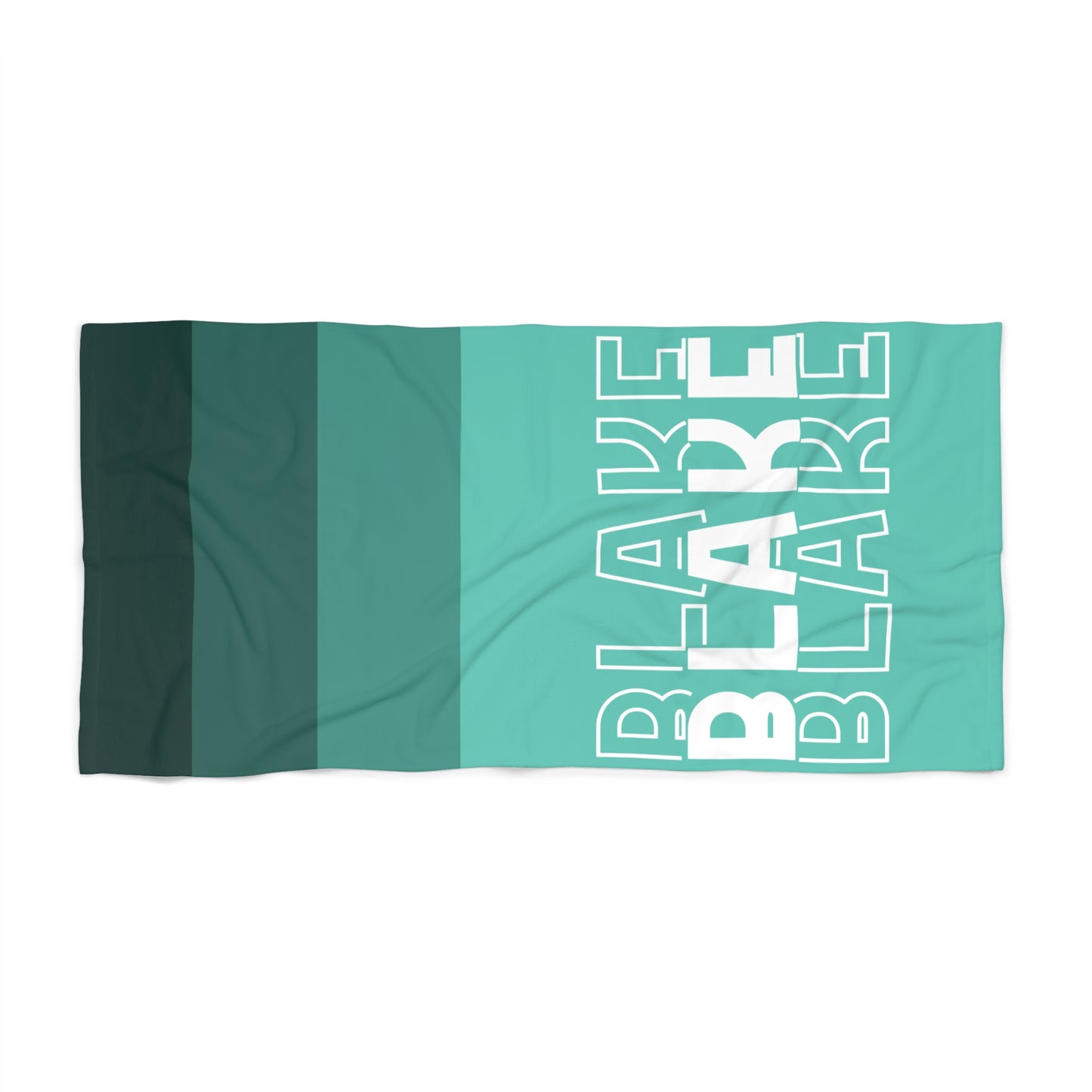 Personalized Ombre Beach Towel