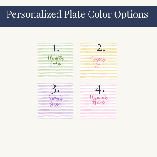 Personalized Kids Plate | Custom Name 10" Plate | Personalized Toddler Plate | Birthday Gift for Kids