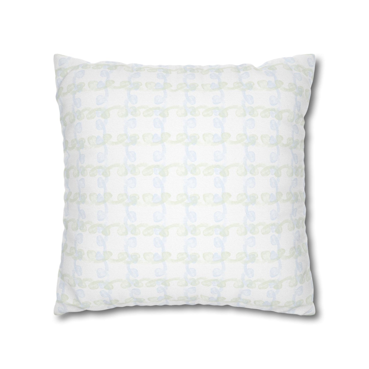 Green Script M Monogram Pillowcase
