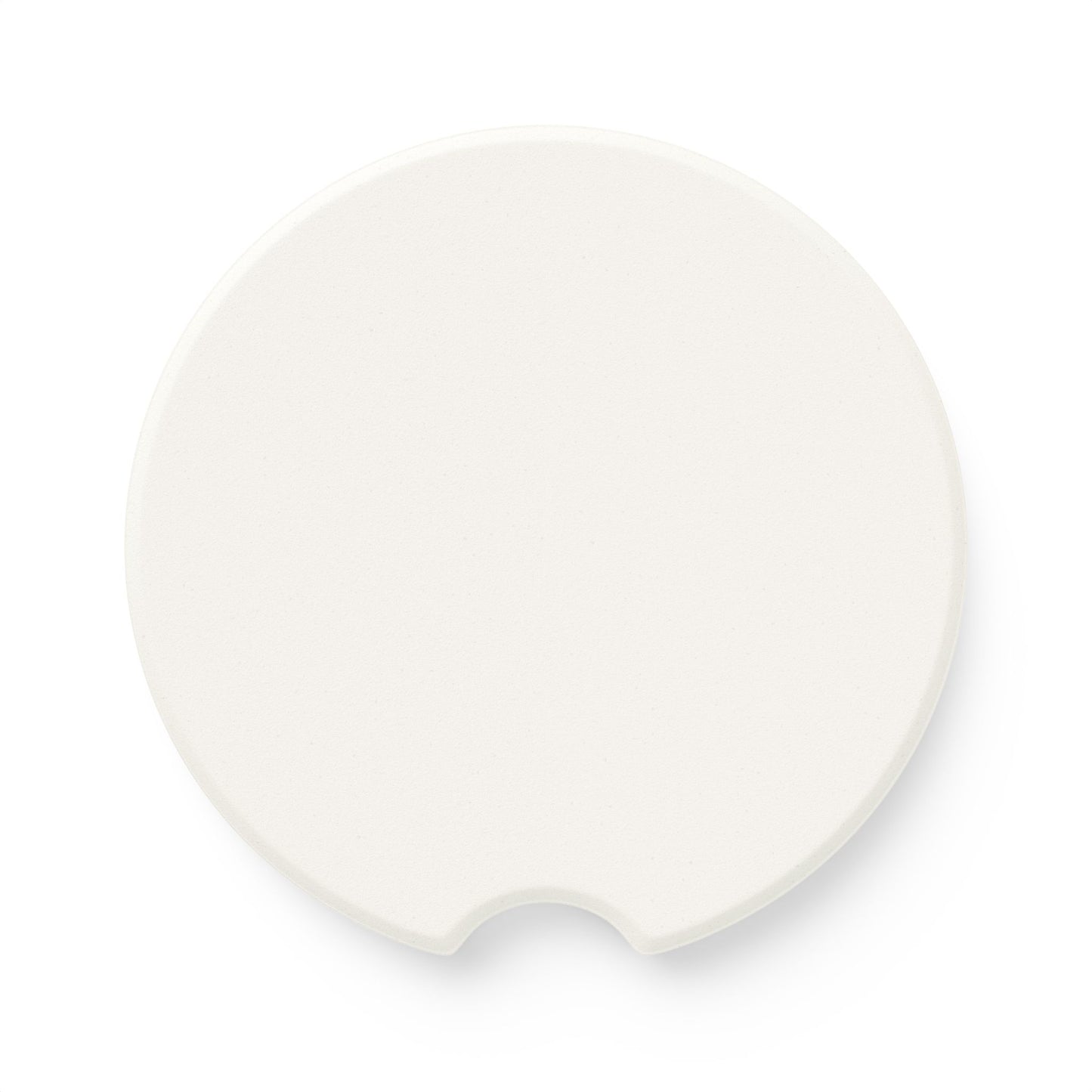 Floral Monogram Car Coaster | Soapstone Car Coaster