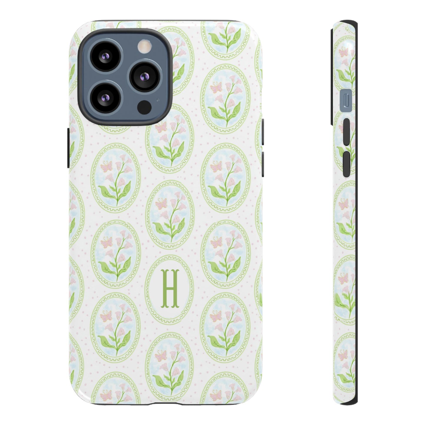 Floral Monogram Phone Case