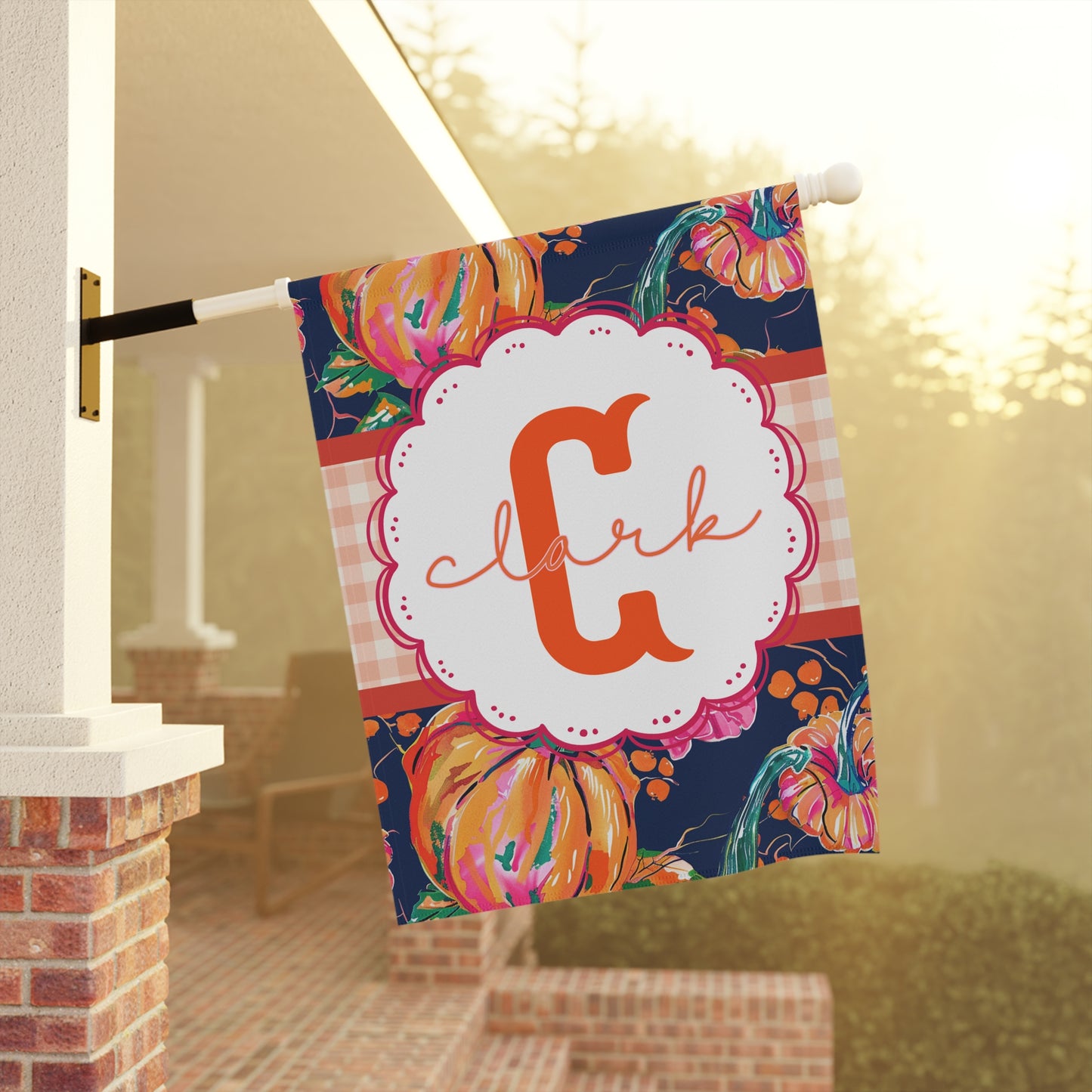 Personalized Fall Garden Flag