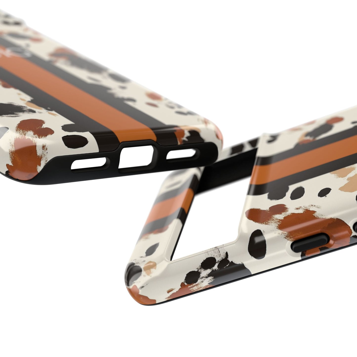 Cowhide Monogram Phone Case