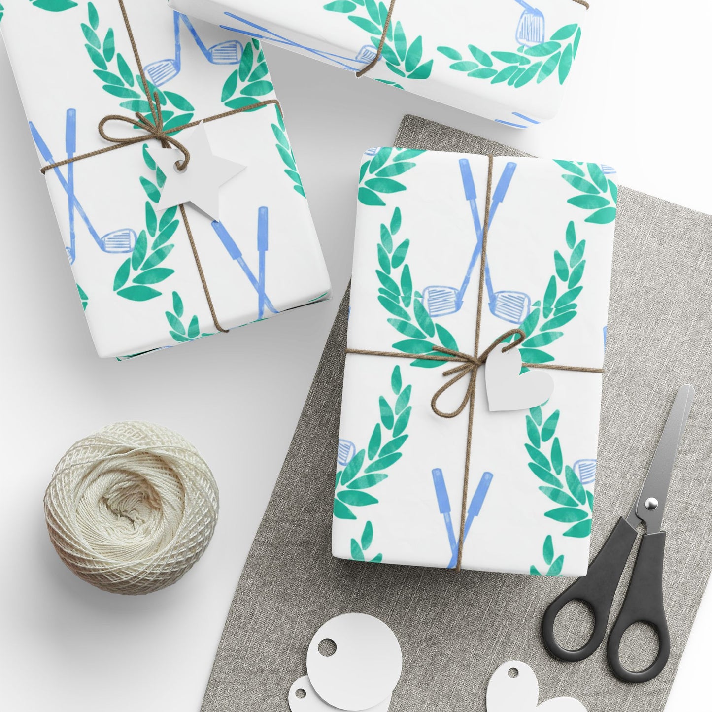 Golf Club Wrapping Paper