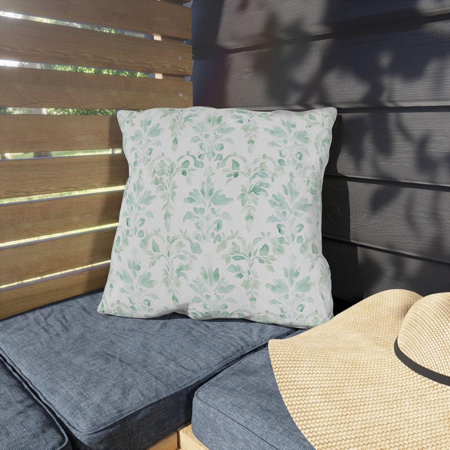 Coastal Abstract Outdoor Pillow