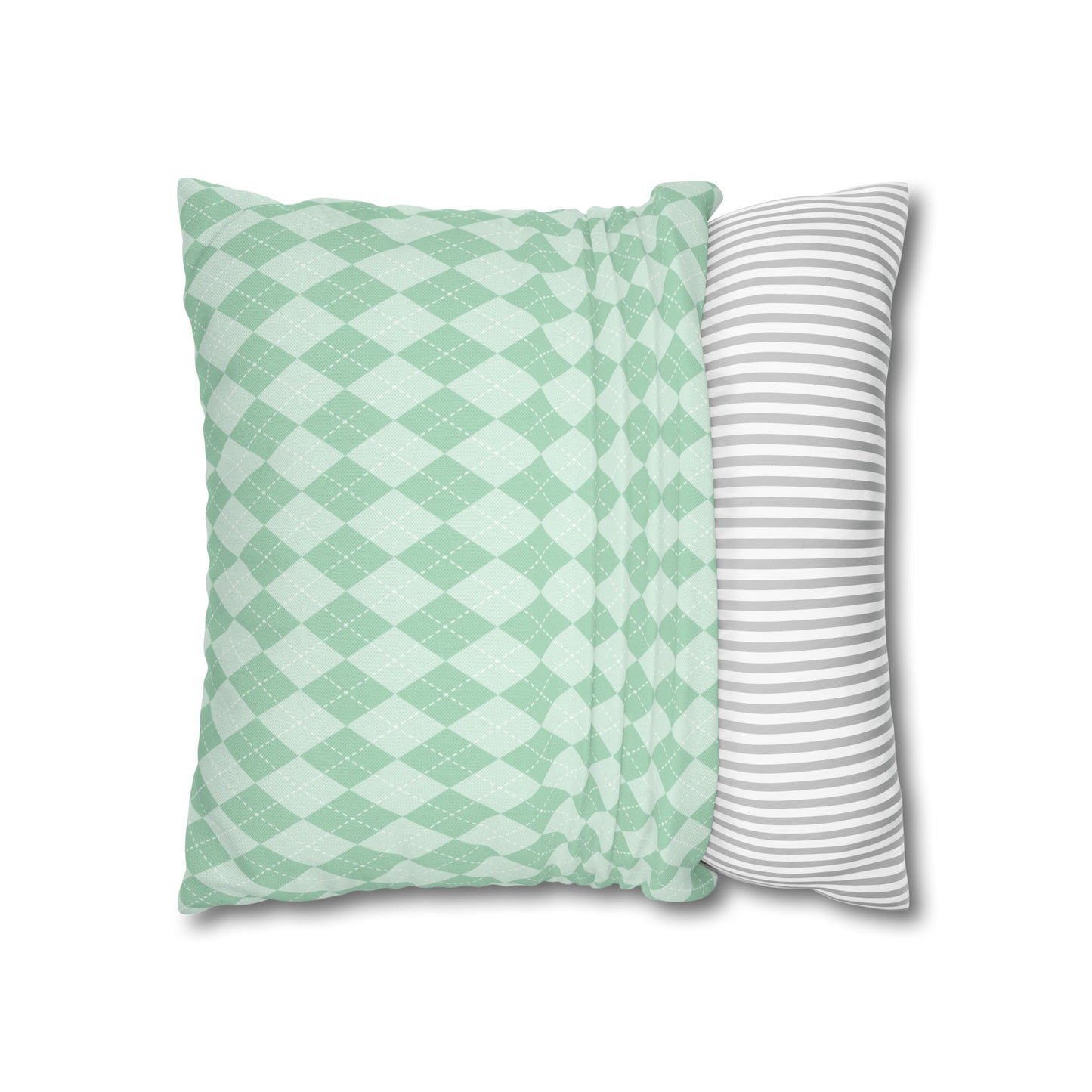 Floral Monogram M Pillowcase, Square Pillowcase