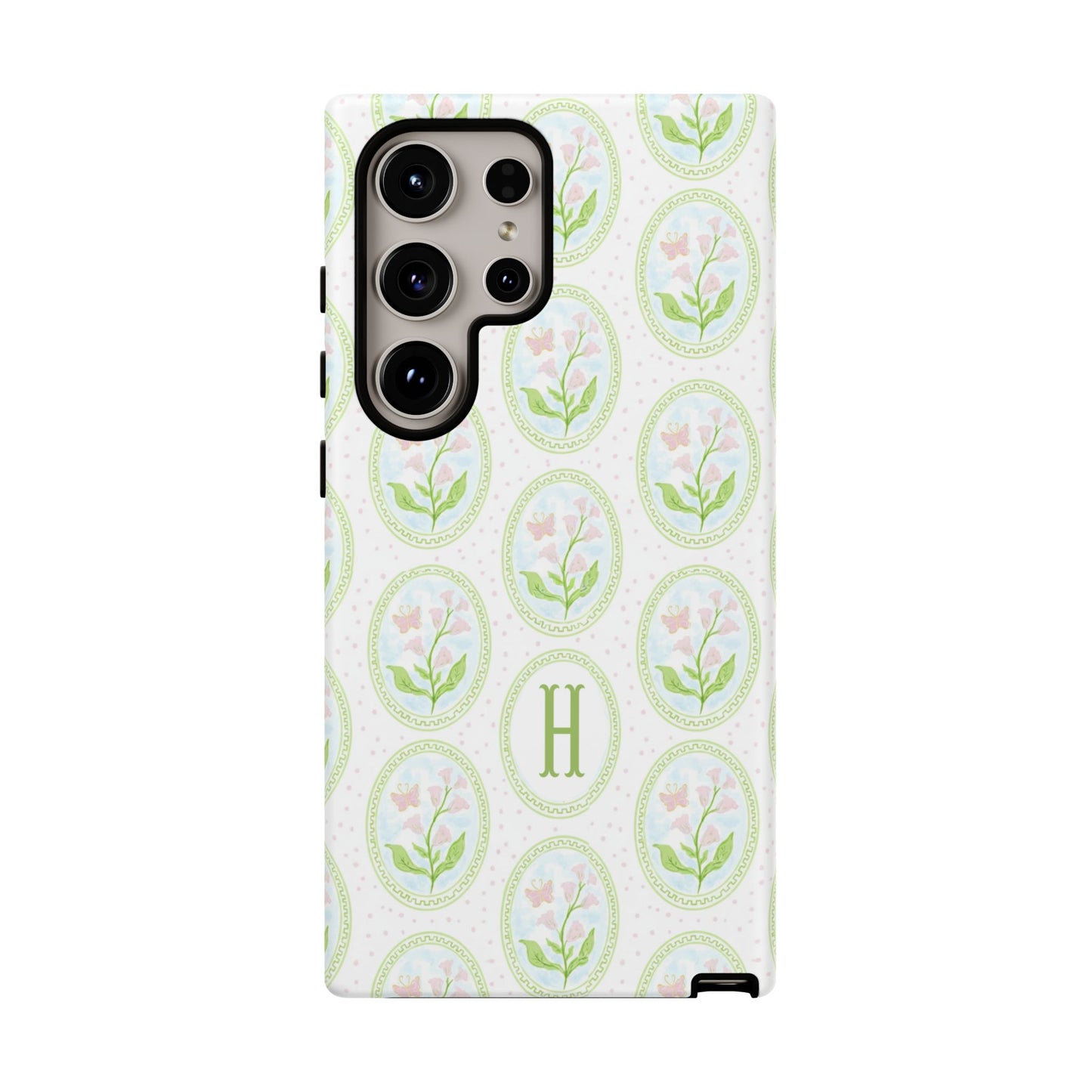 Floral Monogram Phone Case