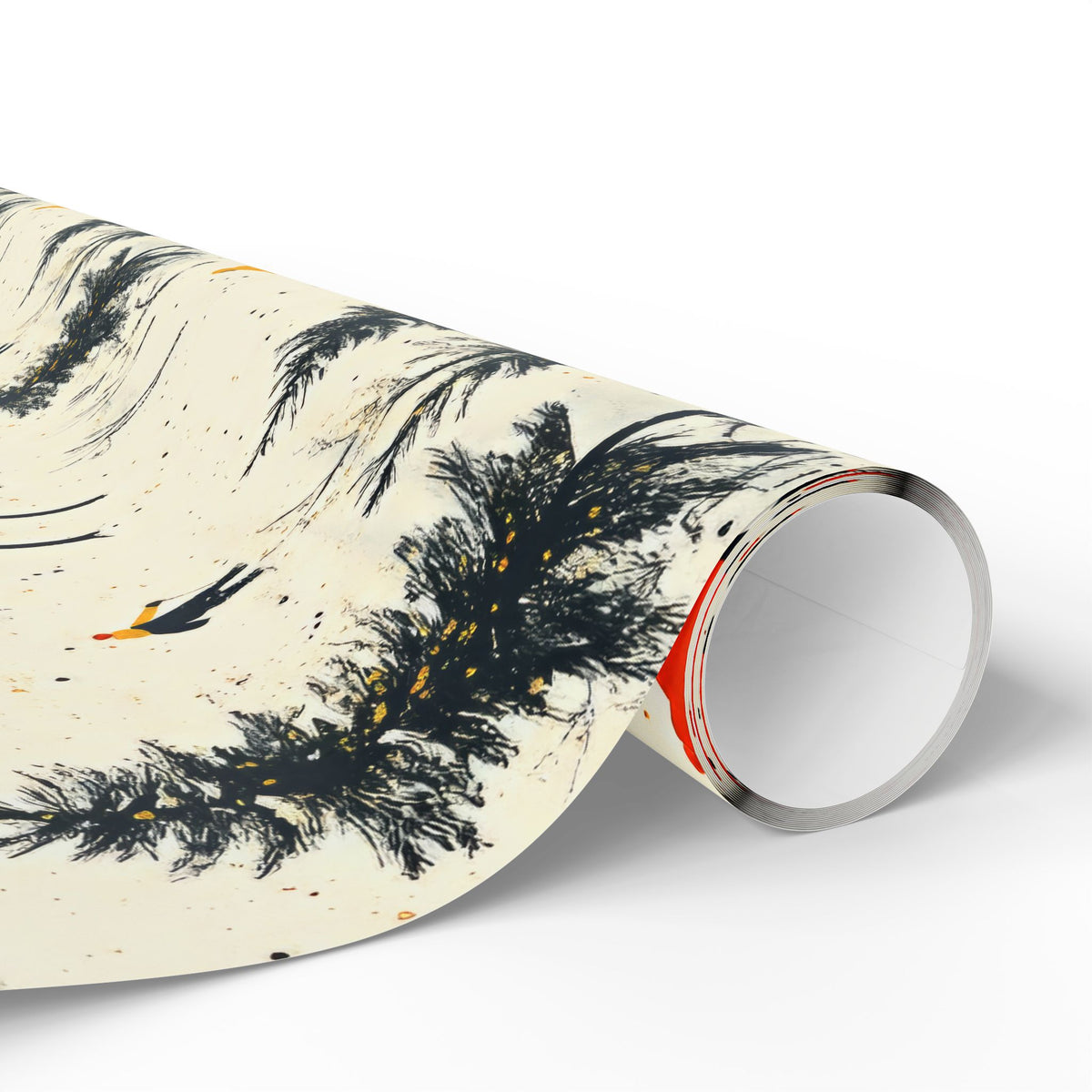 Skiing Wrapping Paper Winter Sports Gift Wrap Ski Lodge Aesthetic Wrapping Paper Christmas Gift Wrap Unique Holiday Wrapping for Ski Lovers