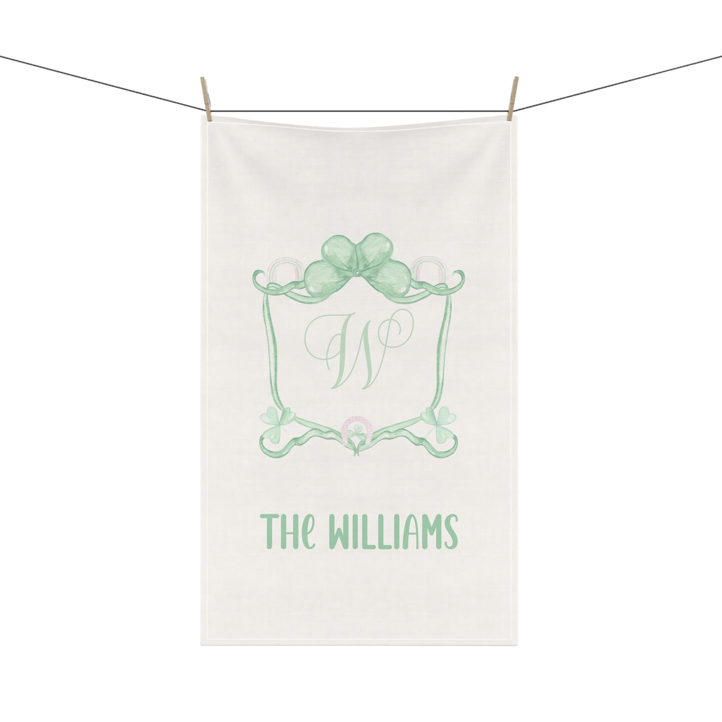 Personalized St. Patrick's Day Kitchen Towel