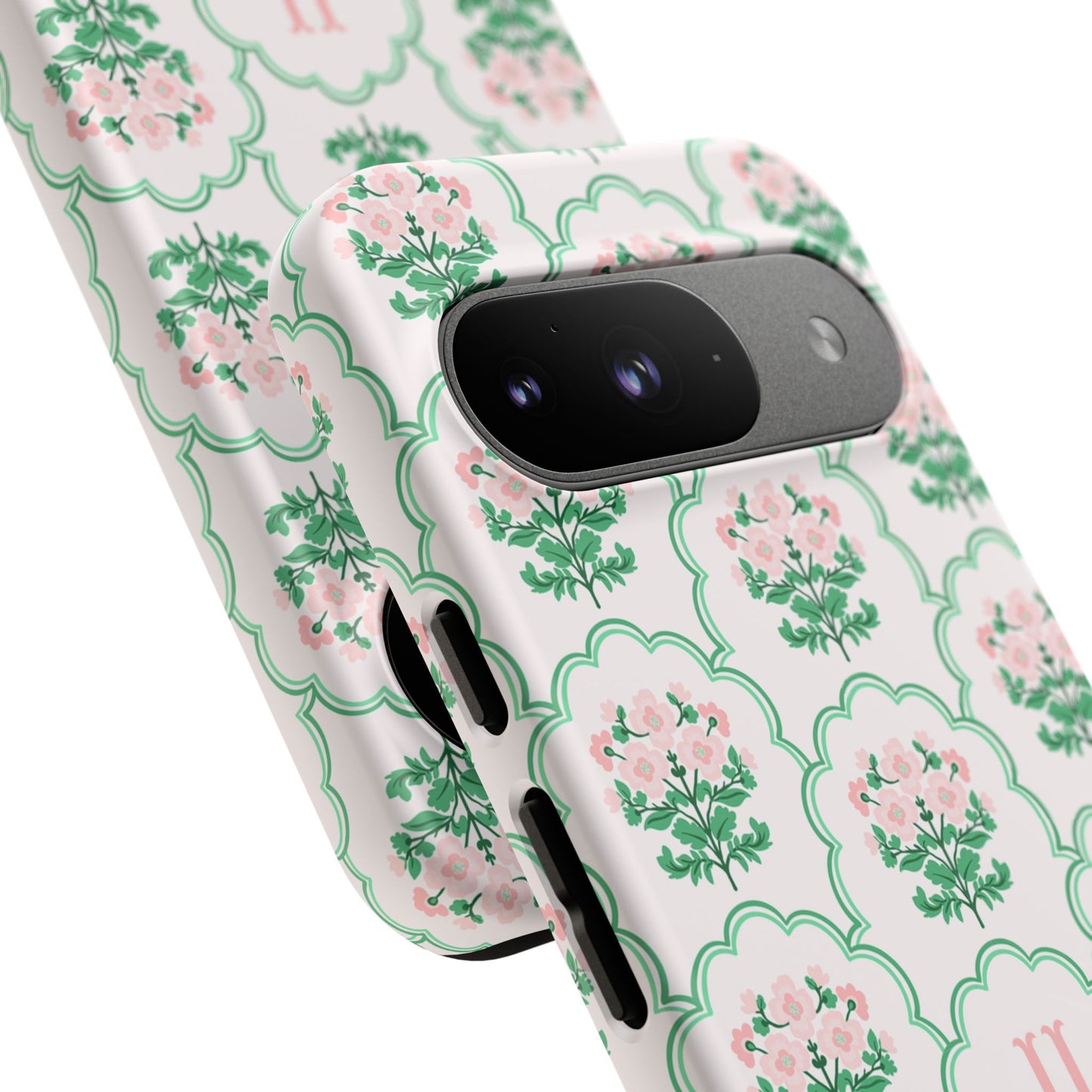 Preppy Floral Personalized Phone Case